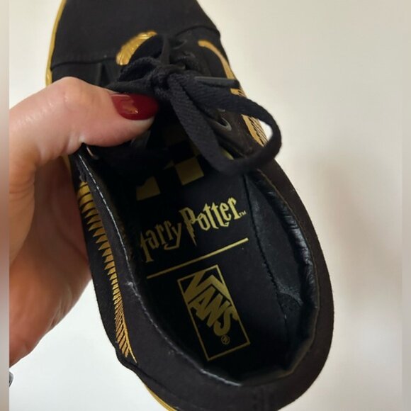 Vans X Harry Potter Golden Snitch Old Skool Sneaker Womens 8 Mens 6.5 - Picture 10 of 11